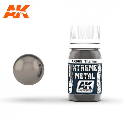 AK INTERACTIVE XTREME METAL TITANIUM 30ML AK669